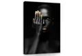 Produktbild: Wallarena Leinwandbild Frau Schwarz Gold Glamour Modern Wandbilder Groß XXL, Frau Abstrakt (Einteilig, 1 St), Leinwand Bilder Wohnzimmer Schlafzimmer Küche Wandbild Leinwandbilder