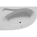 Produktbild: RIHO Aryl Eck-Badewanne, Version links, Einbau, 2-Sitzer, weiß, B018001005, Ausführung: 170x110x46,5cm, Nutzinhalt: 200 Liter