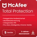 Produktbild: McAfee Total Protection 5 Geräte - 2 Jahre Software