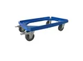 Produktbild: ALUTEC Rollwagen für Kunststoffboxen (610x410mm, 250 kg, Feststellbremse, blau)