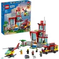 Produktbild: LEGO 60320 City Feuerwache mit Garage, Feuerwehrauto und Hubschrauber - Bunt