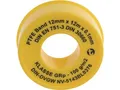 Produktbild: 10er PACK(Stk) GEKA 04.5000 PTFE Dichtband GRp L12 m B12 mm D0,1 mm weiß 100 g/m