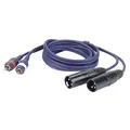 Produktbild: DAP Audio Adapter Kabel 2X XLR Male auf 2X Cinch Male (RCA)