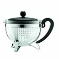 Produktbild: Bodum Teekanne Chambord Teapot Borosilikat-Glas mit Kunststoff-Sieb 1 Liter