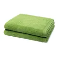 Produktbild: Möve - 2 teiliges Frottier-Set - Superwuschel (2 X Duschtuch im Set) - 520 g/m2 - Baumwolle - Walkfrottee - saugstark - weich und flauschig - Peridot