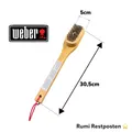 Produktbild: WEBER GRILLBÜRSTE MIT BAMBUS-HOLZGRIFF | 6275 | 30,5 cm | NEU & OVP austauschbar