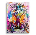 Produktbild: DOTCOMCANVAS® Leinwandbild Money Bags Rules, Leinwandbild Dagobert Duck Scrooge McDuck Pop Art Comic Cartoon