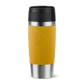 Produktbild: Emsa N20208 Travel Mug Classic Isolierbecher 0,36L Edelstahl Senfgelb 100% dicht