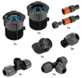 Produktbild: GARDENA Bewässerungsbrause GARDENA Sprinklersystem Start-Set Pipeline Steckkupplung 08270-20
