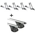Produktbild: 4x Fahrradträger SAGITTAR + Dachträger VDP kompatibel mit für Toyota Rav4 IV 5 Türer ab 2013