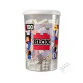 Produktbild: Simba Blox 100 8er Bausteine weiß in Dose Klemmbausteine Konstruktionsspielzeug