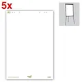 Produktbild: Ursus Flipchart-Papier Green blanko 68,0 x 99,0 cm, 20 Blatt, 5 Blöcke