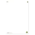 Produktbild: Staufen Green Flip Chart - 68 x 99cm, blanko, 20 Blatt, premiumweißes 80g/m² Recyclingpapier, 5 Stück
