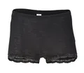 Produktbild: Engel Damen Pants mit Spitze, Wolle Seide, Natur, Gr. 34/36, Schwarz