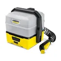 Produktbild: Kärcher Mobile Outdoor Cleaner OC 3 Plus, Fördermenge: 2 l/min, Gewicht: 2,3 kg, Wassertank: 7 l, Lithium-Ionen-Akku, Spiralschlauch, Gerätefilter, Abnehmbarer Wassertank, schonender Niederdruck