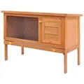 Produktbild: Kaninchenstall Kleintierhaus Hasenstall 1 Ebene Holz Vidaxl Braun