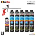 Produktbild: Dämmstoffkleber EPS XPS Klebeschaum 5 x 750ml + 1 x PU-Reiniger + Schaumpistole