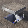 Produktbild: Schachtabdeckung Edelstahl 400x400 Höhe 50 mm Revisionsschacht Gullideckel Auspflasterbar EN - 124