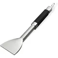Produktbild: Flache Grillzange für Planchas, Grillbesteck edelstahl/schwarz, mit Verschluss-System