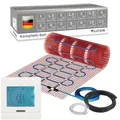 Produktbild: Vilstein© Elektrische Fußbodenheizung 150w/m2 Twin Technologie Elektro Komplett-set - 3,5m2 - 7m