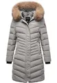 Produktbild: REPUBLIX Winterjacke LUCILLE Damen Gefütterte Dicke Glanz Winter Jacke Mantel Parka mit Kapuze