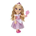 Produktbild: Disney Princess Aurora Puppe 35cm, reflektierende Glitzeraugen, bewegliche Gelenke, ausziehbares Kleid, Schuhe, Krone, langes Blondes Haar, für Mädchen ab 3 Jahren