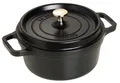 Produktbild: STAUB Cocotte, Gusseisen Bräter, Alle Herdarten inkl Induktion, Rund, 22 cm, 2,6 L, Schwarz
