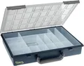 Produktbild: Raaco Sortimentskasten Assorter 55 4x8-15 | 136211 | Schraubenbox 15 Fächer | 340x260x57mm | Kunststoff | Dunkelblau