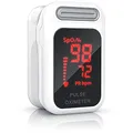 Produktbild: Medicinalis - Pulsoximeter Finger – Herzrate – SpO2 Sättigung - Batterieanzeige – Fingerpulsoximeter - Messung von Puls und Sauerstoffsättigung am Finger – OLED Display – Alarm – One Touch Bedienung