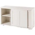 Produktbild: Costway Buffetschrank Aufbewahrungsschrank Cremeweiß 107 x 33 x 60 cm
