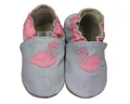 Produktbild: HOBEA-Germany Krabbelschuhe Flamingo 16/17 (0 - 6 Monate) Krabbelsohle Krabbelschuh handgefertigt in der EU