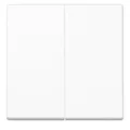 Produktbild: Jung Wippe 2-fach A 595 BF WW Taster Schalter Jalousie A595BFWW Abdeckung Wippe