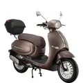 Produktbild: Motorroller Cappucino 125 ccm 85 km/h EURO 5+ mattbraun inkl. Topcase - Braun
