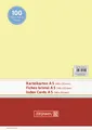 Produktbild: BRUNNEN 10-2250010 Karteikarten Karteikarton 180 g/m² A5 quer unliniert gelb