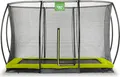 Produktbild: EXIT Silhouette Bodentrampolin 214x305cm mit Sicherheitsnetz - grün