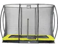Produktbild: Trampolin EXIT Silhouette Ground mit Sicherheitsnetz 214x305 cm lime