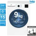Produktbild: Beko BM3WFU4941W1 Waschmaschine 9kg Weiß EnergySpin Vollelektronik AddXtra 2ML