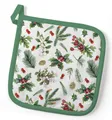 Produktbild: Ambiente® Topflappen Winter greenery, (1-tlg., 1-teilig), hitzebeständig wattiert Pfannen Untersetzer ca.20x20cm
