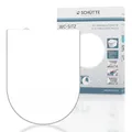 Produktbild: SCHÜTTE WC Sitz Duroplast D Form, Toilettensitz mit Absenkautomatik und Schnellverschluss für die einfache Reinigung, maximale Belastung der Klobrille 175 kg, Weiß 82910