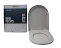 Produktbild: SCHÜTTE 82910 WC Sitz Duroplast D Form, Toilettensitz mit Absenkautomatik, Weiß