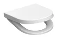 Produktbild: Schütte WC-Sitz Duroplast D-Form White mit Absenkautomatik, 360 x 465 mm