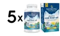 Produktbild: 5 x Nordic Naturals Arctic Cod Liver Oil, 750mg Lemon (EAN (288,88 EUR/kg)