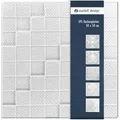 Produktbild: Marbet Design - Deckenplatten 50x50cm Styropor Eps Weiß 34 Dekore, Marbet Deckenverkleidung: Manhattan - Mit Überlappung, Max Paket (bester Preis)