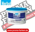 Produktbild: Herbol Herbosil, Farbe, Fertig gemischt, Weiß, Extra matte Oberflächenbehandlung, 12,5 l, Weiß