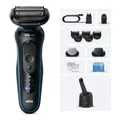 Produktbild: Braun Series 5 Rasierer 52-B7650cc Blau Wet&Dry mit SmartCare Center Akku