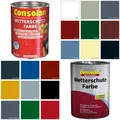 Produktbild: Consolan Wetterschutz-Farbe 2,5 L Farbauswahl NEUWARE Holzfarbe Deckfarbe