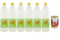 Produktbild: Italian Gourmet Softdrink Zitrone 6×1L PET – Erfrischende Zitronenlimonade, Spritziges Alkoholfreies Getränk für Familie, Party & Vorrat + Italian Gourmet Polpa
