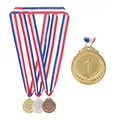 Produktbild: Medaille Kinder, Spielzeug-Medaille, Gewinner Geschenk, Siegermedaille 3er Set