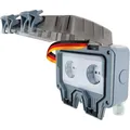 Produktbild: SCHWAIGER SOAD0200 Außensteckdose Aufputz Outdoor Steckdose 2fach Wetterschutzabdeckung IP66 Winkelstecker Klickverschluss UV-beständig witterungsfest Gartensteckdose