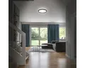 Produktbild: LED Deckenleuchte IP44 19W 2400 lm 4000 K HxØ 3,5x29 cm Slim schwarz/weiß + Back